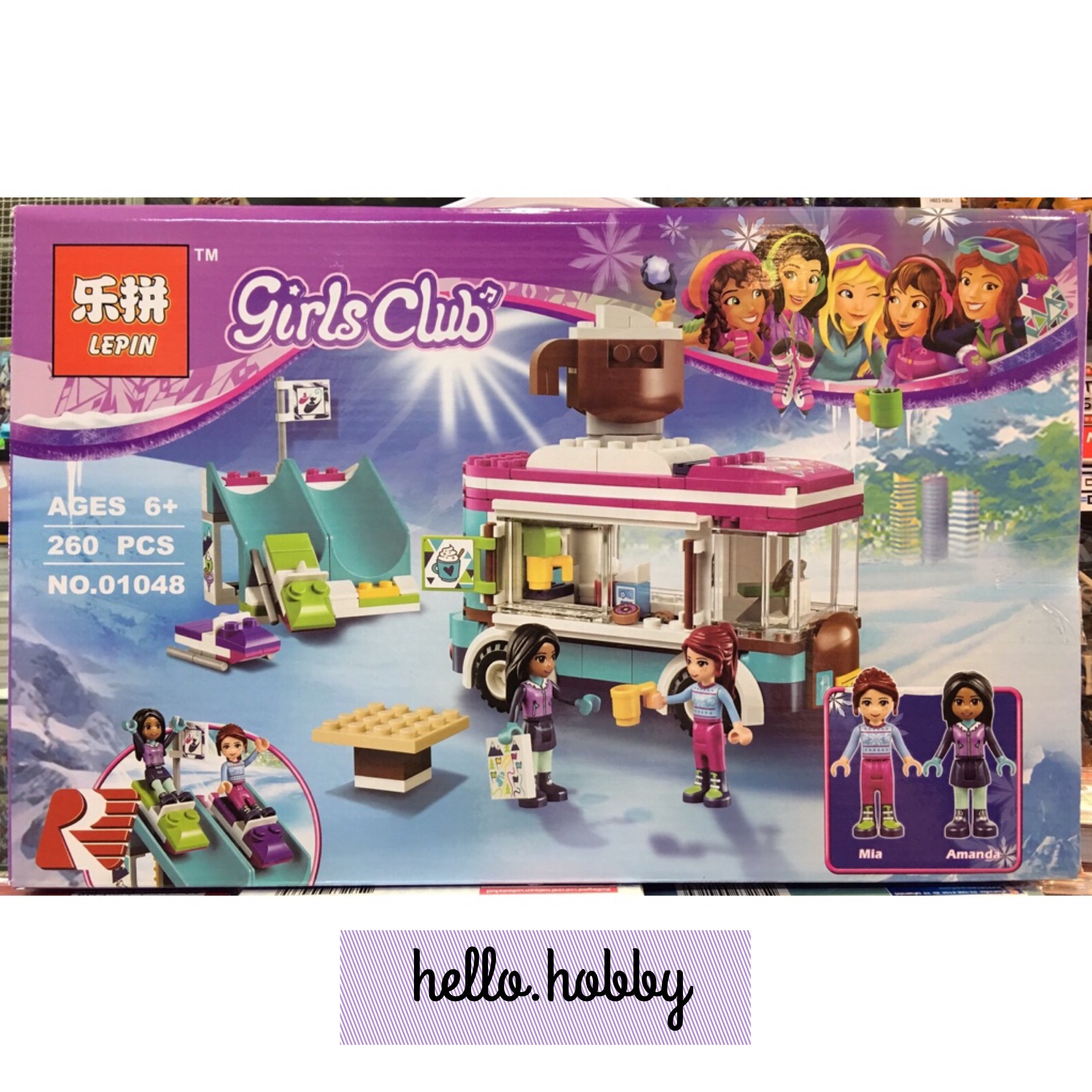 Lepin 01048 Friends Snow Resort Hot Chocolate Van 260pcs