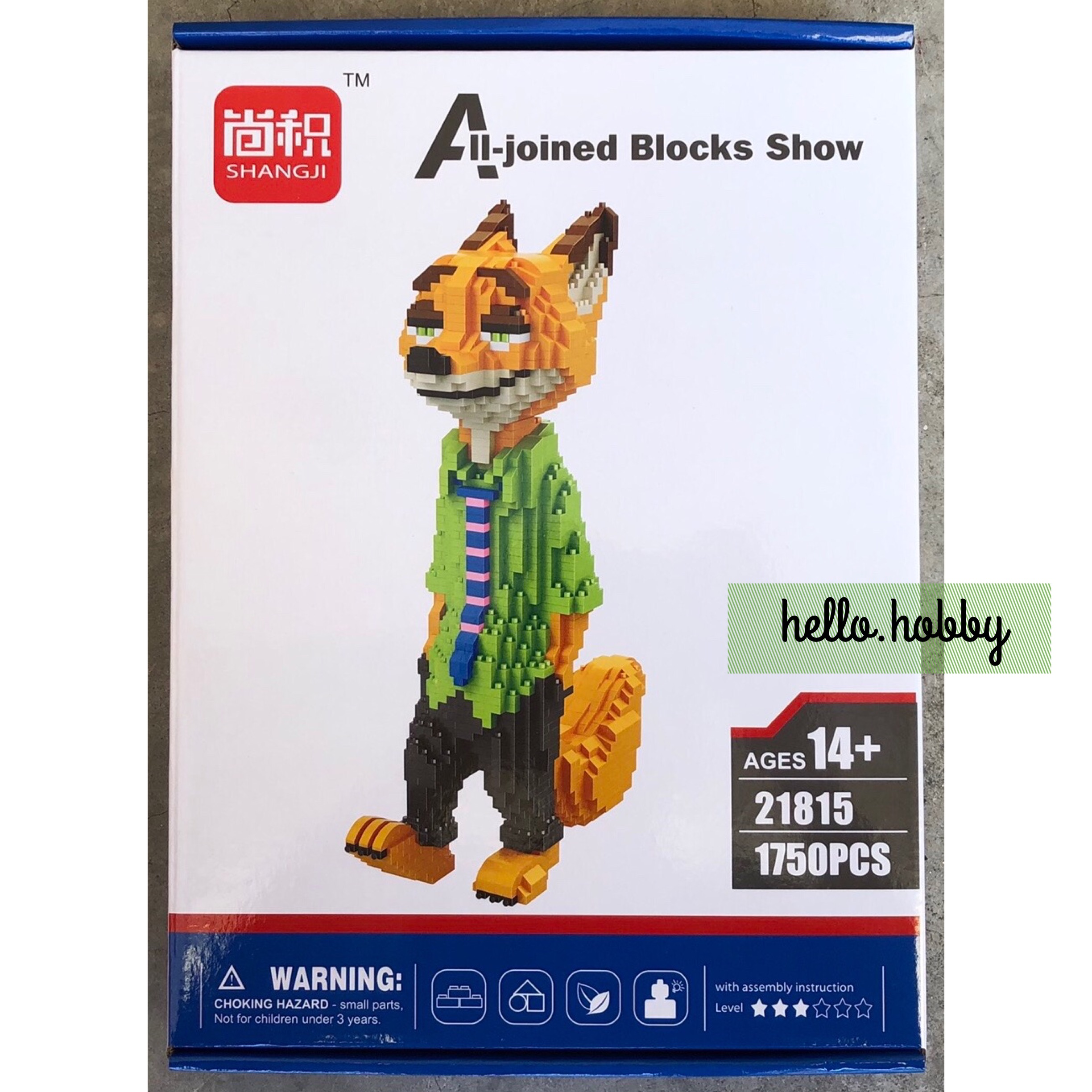 Shangji 21815 Disney Zootopia Nick Wilde 1750pcs