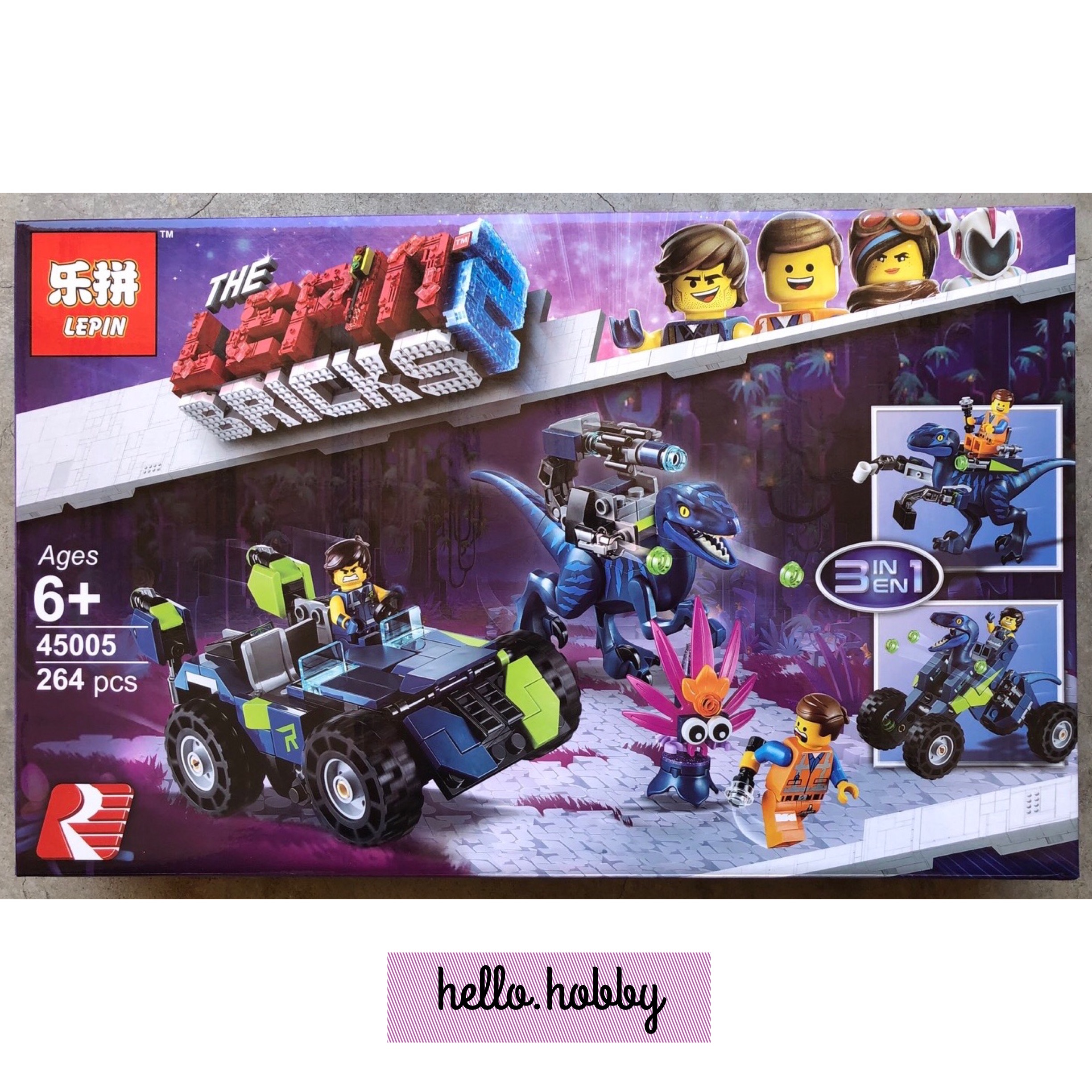 Lepin 45005 Rex's Rex-treme Offroader! 264pcs