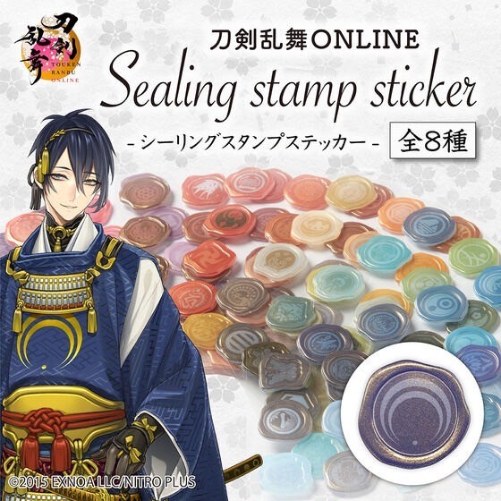 PRE-ORDER : Touken Ranbu ONLINE Ceiling Stamp Sticker (8 types in total)