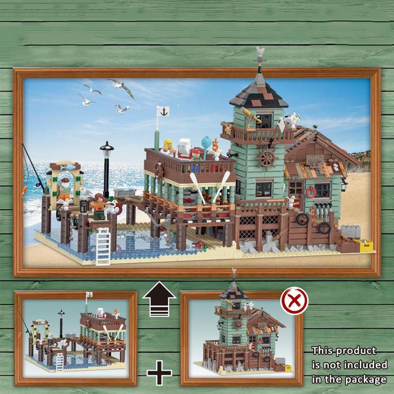 Urge ug 30101 Fish House Pier 1402pcs