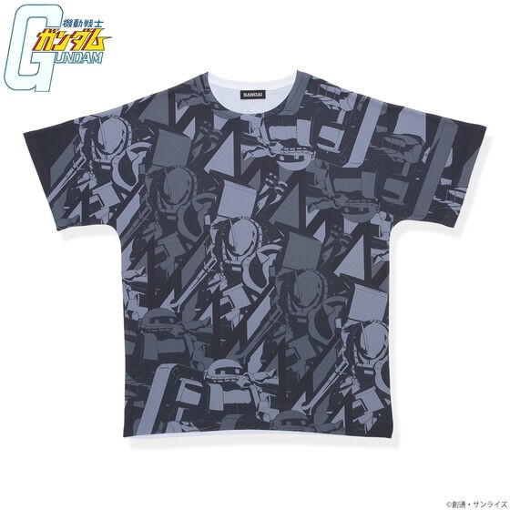 PRE-ORDER : Mobile Suit Gundam Zaku Day Item Full Panel T-shirt
