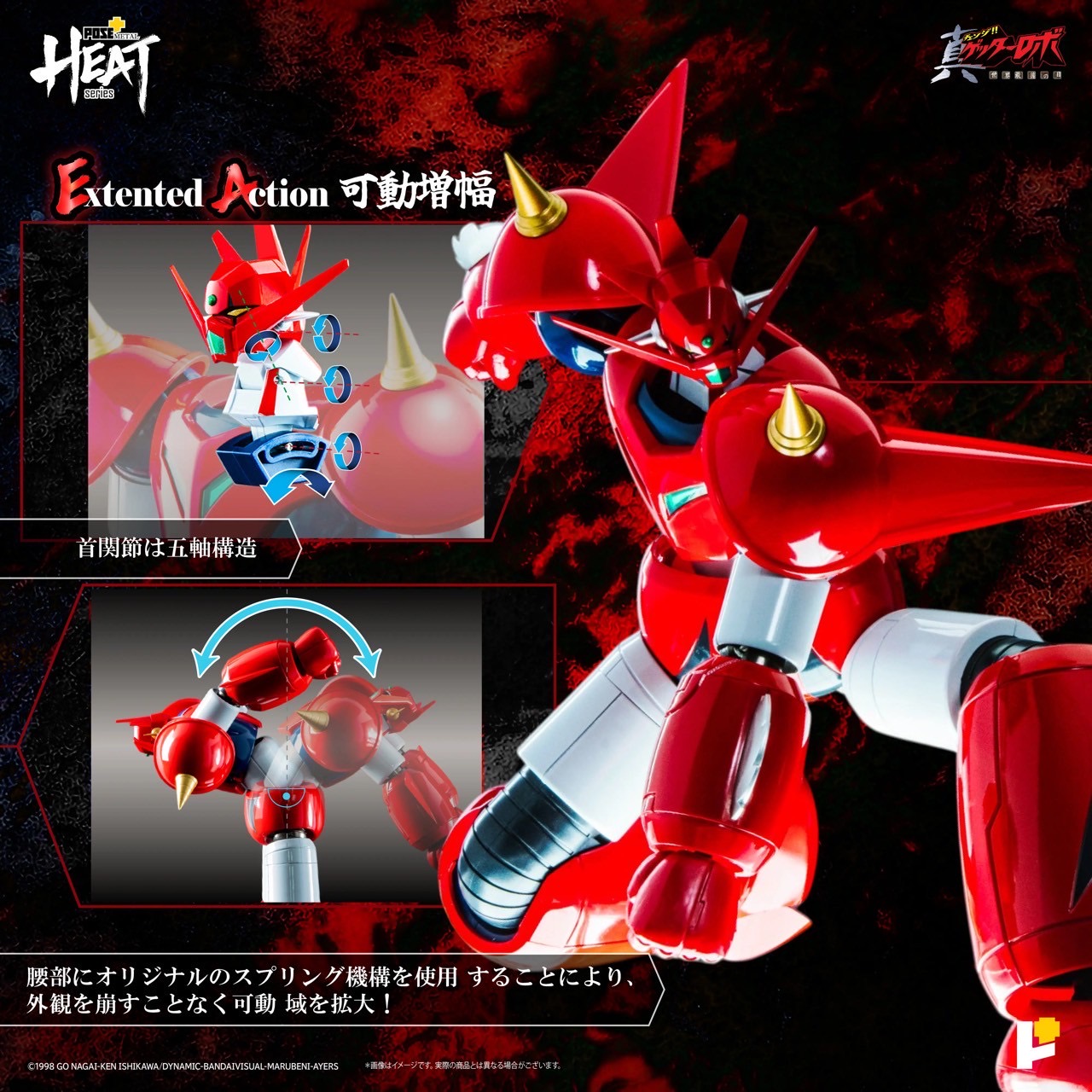 METAL HEAT Series Getter Dragon (Getter Robo Armageddon ver.) by POSE+