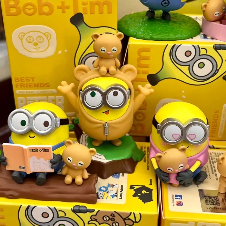 Minions Bob + Tim Better Together Set by Pop Mart