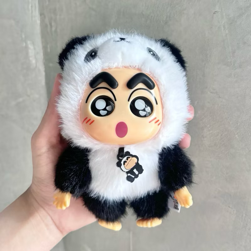 ตุ๊กตาพวงกุญแจ Crayon Shinchan Animal Party Plush Toy Series Keychain by Mokau