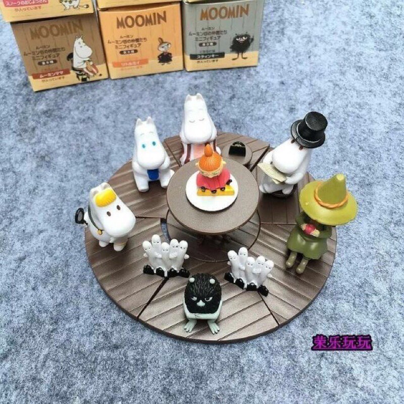 Moomin Valley - Round Table by Taito (Set of 8)