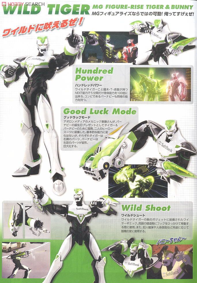MG 1/8 Tiger & Bunny Wild Tiger by Bandai