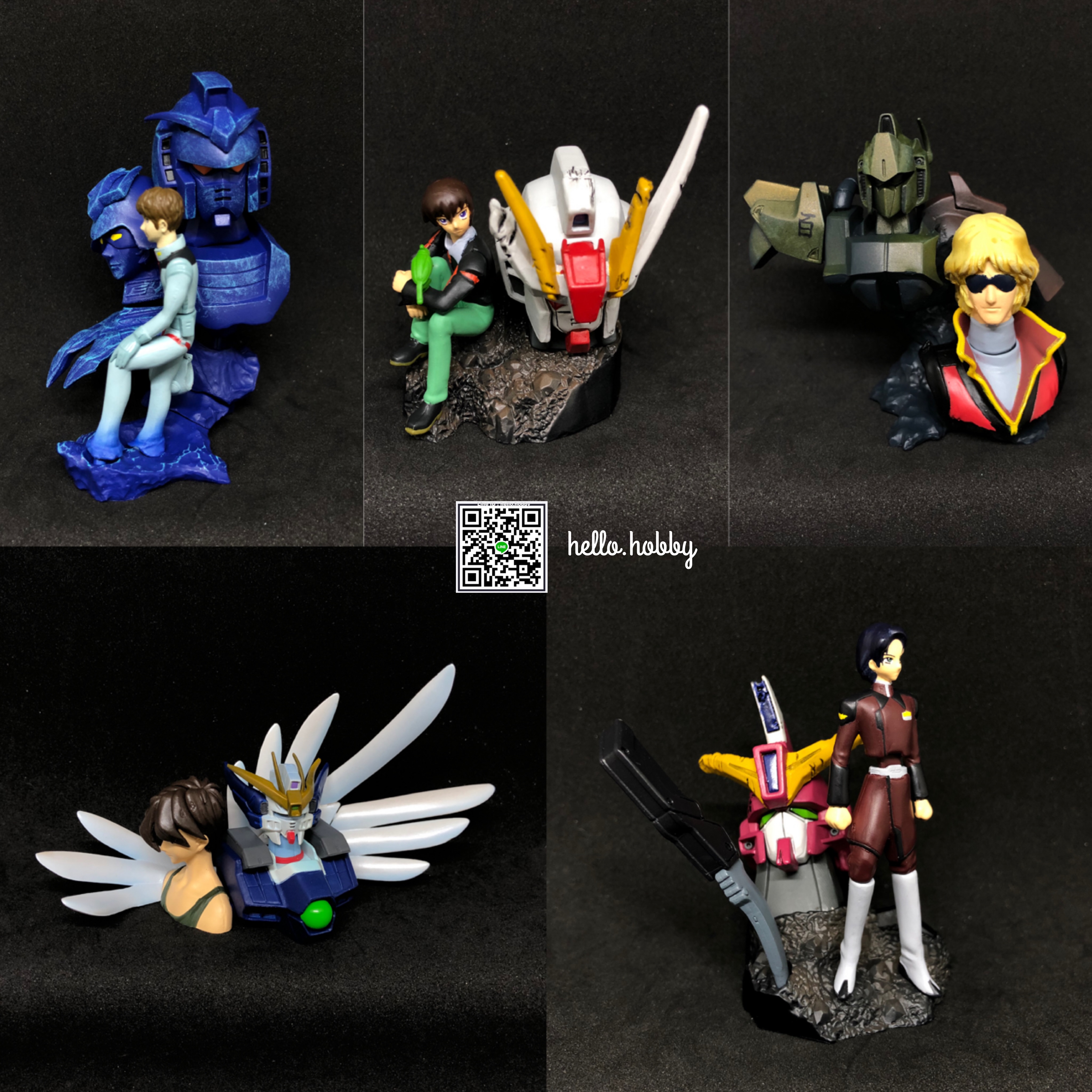 HG Gundam Sunrise Imagination Figure vol.2 ~Legend of G~ Gashapon (Set of 5)