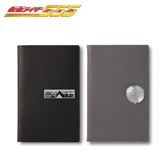 PRE-ORDER : Genuine Leather Cover With Memo Note (187pages) Masked Rider 555