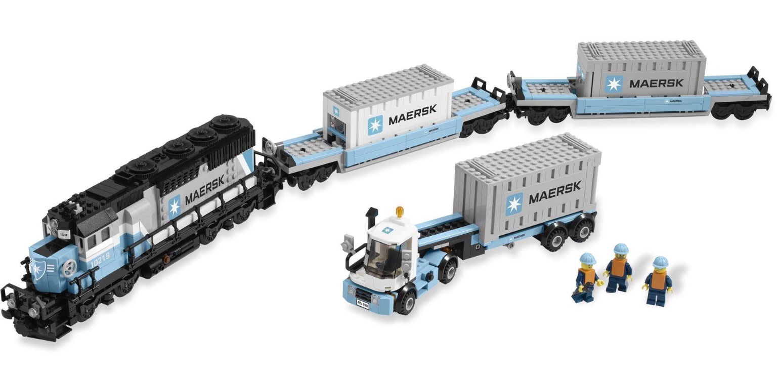 Lepin 21006 Maersk Train 1234pcs