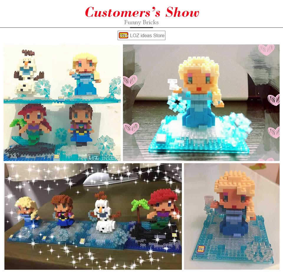 LOZ 9497-9500 Frozen