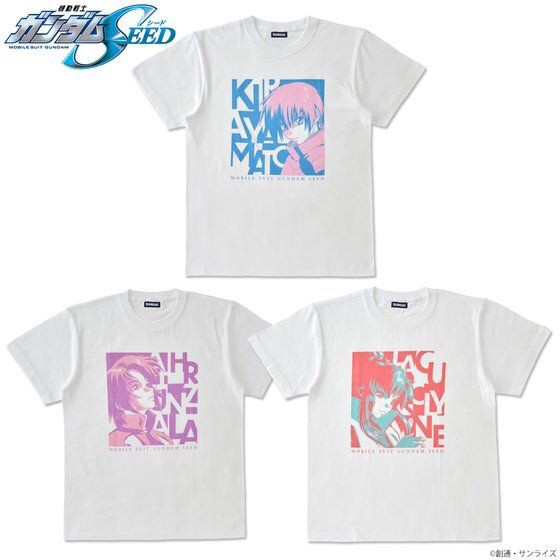 PRE-ORDER : Mobile Suit Gundam SEED Tri-Color Item T-shirt