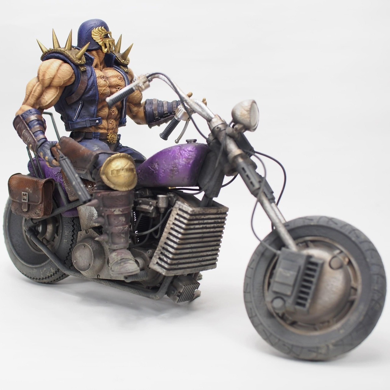 Pre-order : CCP Muscular Collection Fist of the North Star Hokuto Ultimate Modeling 2nd Jagi & Bike (Set In-play | Fierce Fight Version) by CCP