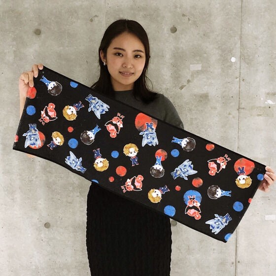 PRE-ORDER : Avataro Sentai Donbrothers Deformed Face Towel Two Shot Pattern (Don Momotaro & Sonoi)