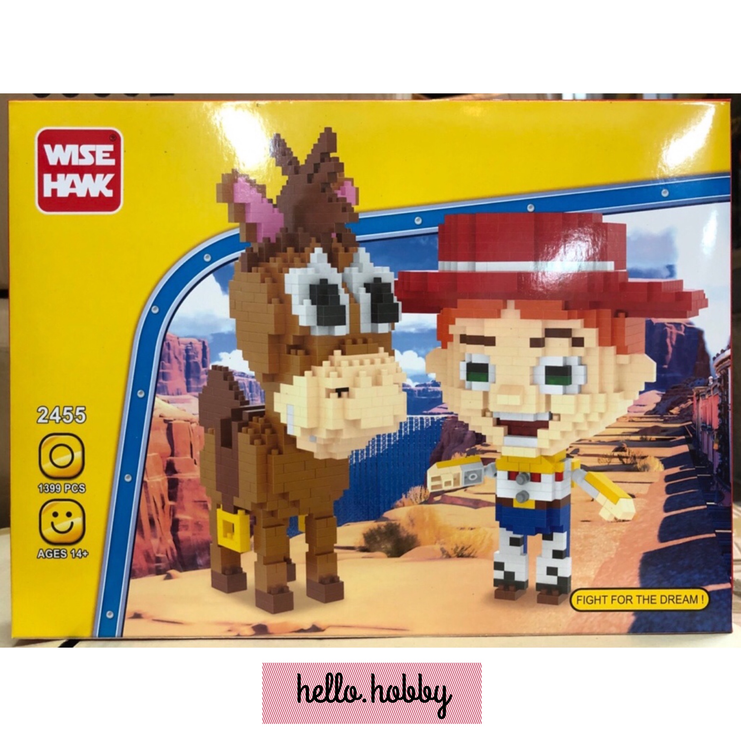Wise Hawk 2455 Toy Story Jessie & Bullseye 1399pcs