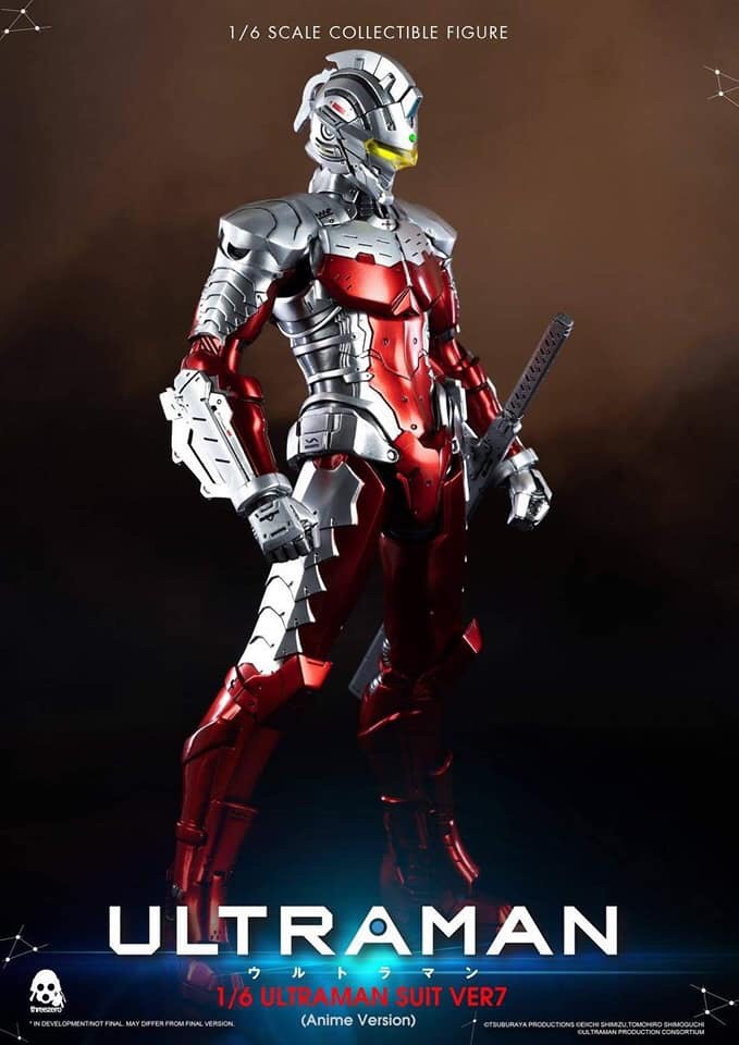 Pre-order : Ultraman Suit Ver 7 (Anime Version) 1/6 Scale Collectible Figure By THREEZERO
