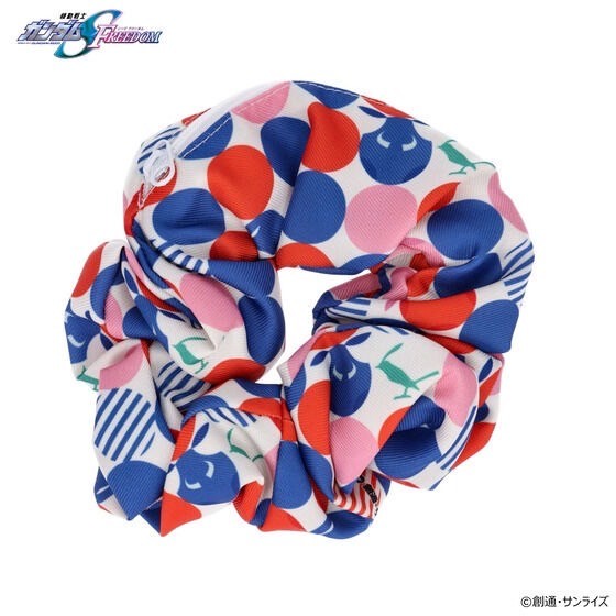 PRE-ORDER : Mobile Suit Gundam SEED FREEDOM Haro Tori Blue Dot Item Scrunchie Pouch
