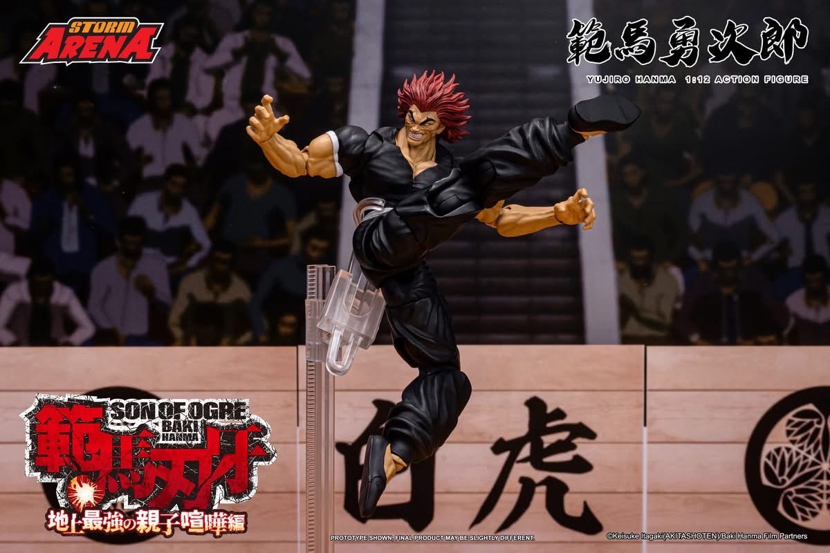 Pre-order : STORM ARENA Baki Hanma: Son of Ogre Yujiro Hanma 1/12 Scale Action Figure by Storm Collectibles