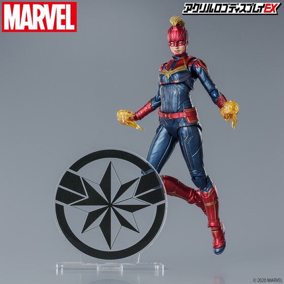 PRE-ORDER : Acrylic Logo Display EX Marvel Hero Mark Captain Marvel