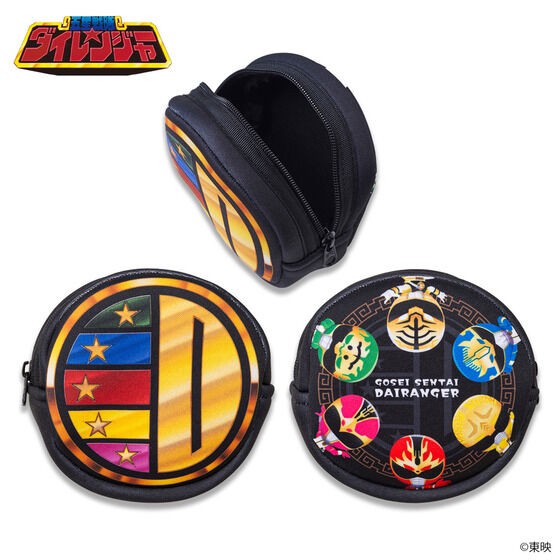 PRE-ORDER : Gosei Sentai Dairanger Deformed Round Pouch
