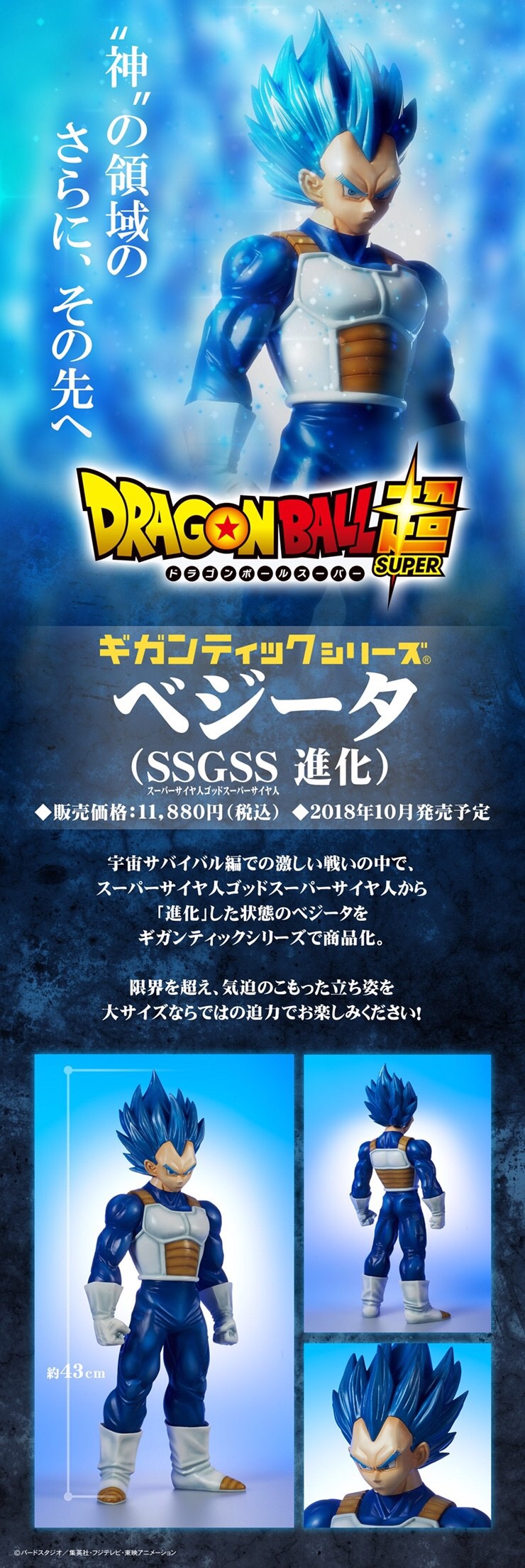 PRE-ORDER : Gigantic Series Dragon Ball Super Vegeta (SSGSS Evolution)