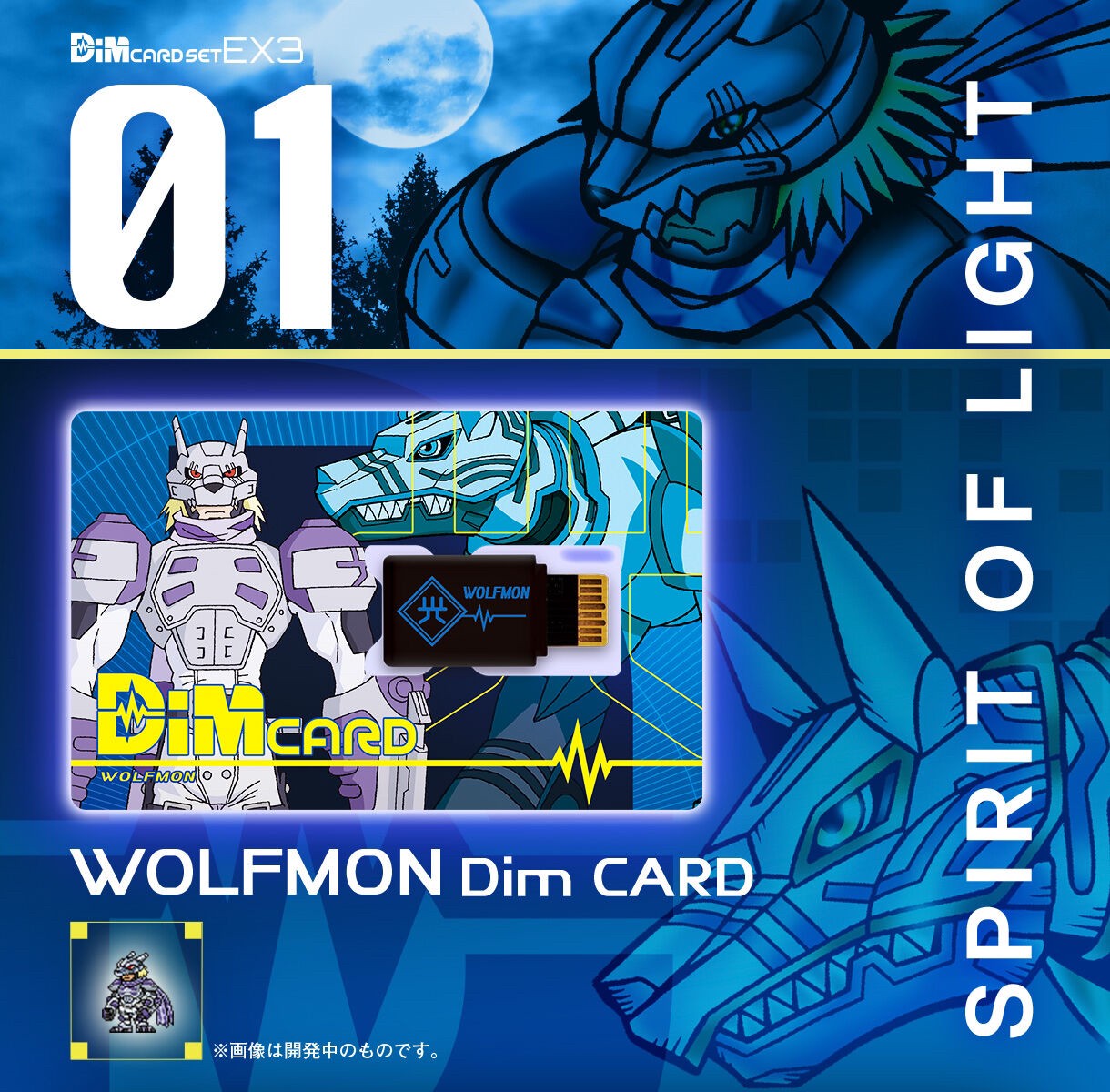 PRE-ORDER : Vital Bracelet Digital Monster Dim Card Set EX3 EX3 Digimon Frontier SPIRIT LIGHT