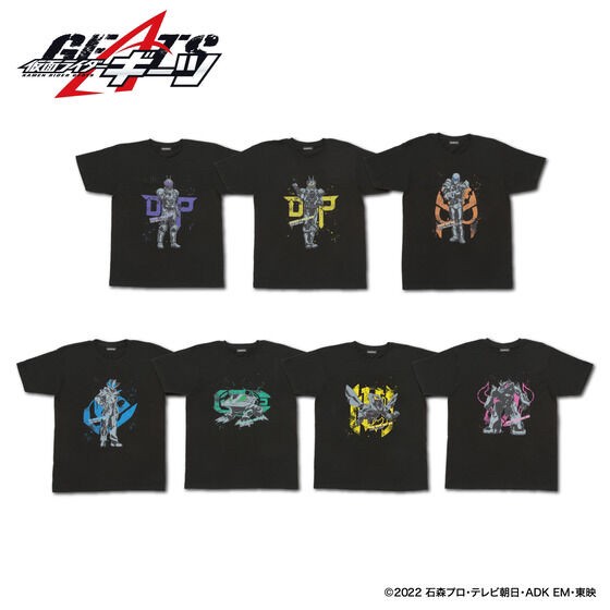 PRE-ORDER : Kamen Rider Geats Rider Pattern T-shirt 2 (7 types in total)