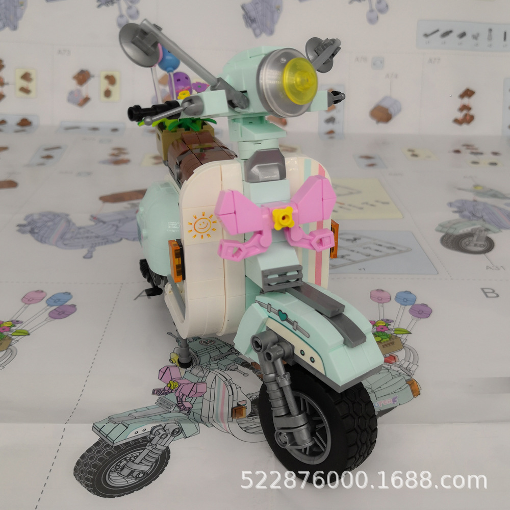LOZ 1117 The Scooter 673pcs