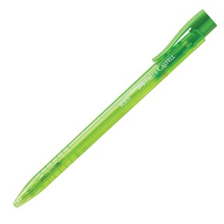 ปากกาลูกลื่น 0.5มม. หมึกสีน้ำเงิน ด้ามสีเขียว Faber-Castell RX5
