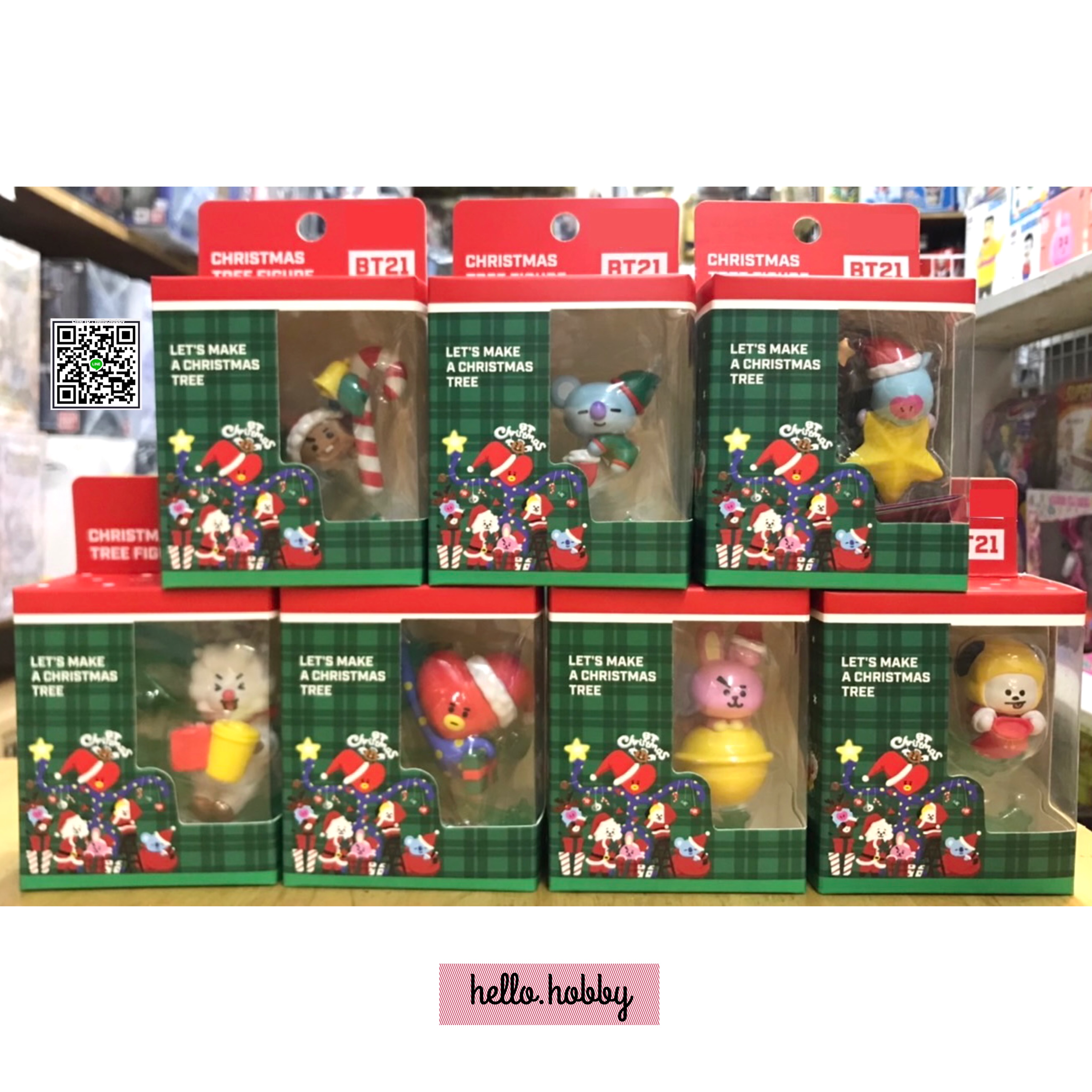 BT21 Christmas Tree Figure by Young Toys