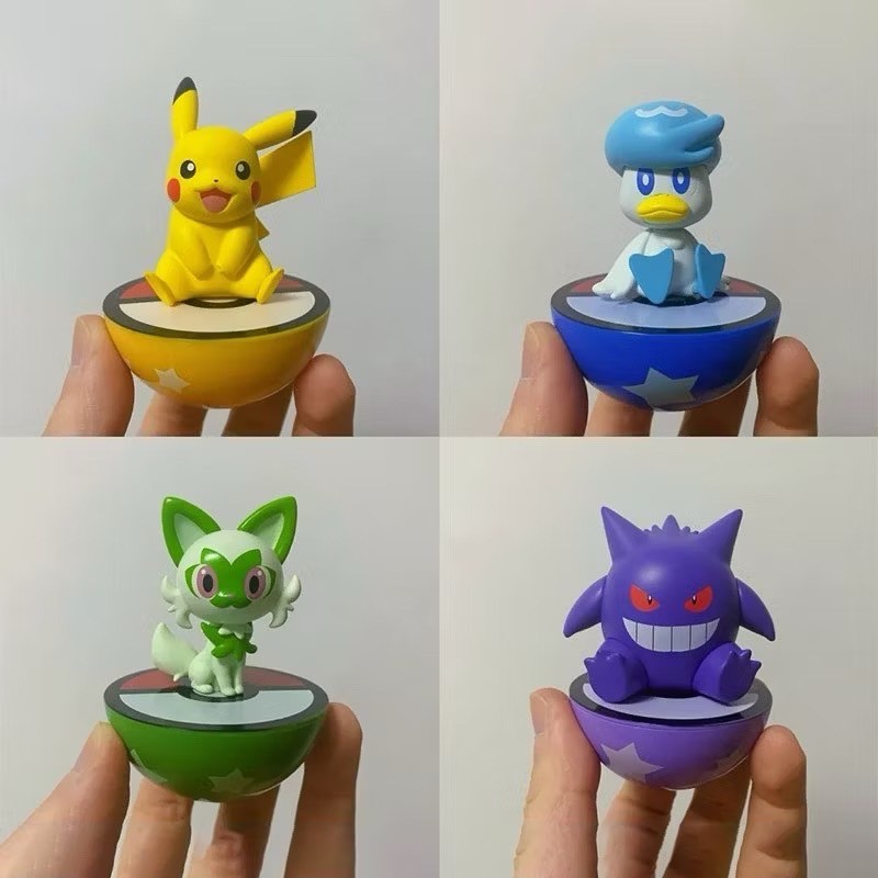 โมเดล ตุ๊กตาล้มลุก Pokemon - Swing Ball - Row Sitting Tumbler Series by Langbowang
