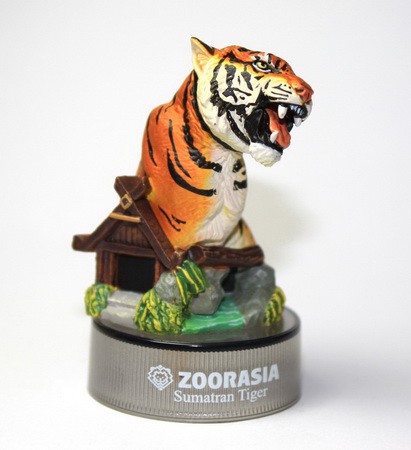 งานฝา กาชาปอง Yokohama Zoo Zoorasia Lunch Jungle Cracker Bottle Cap Trading Figure Collection by Kaiyodo (Set of 9)