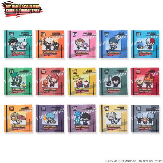 PRE-ORDER : My Hero Academia x Sanrio Characters Multi Cloth (15 random types)