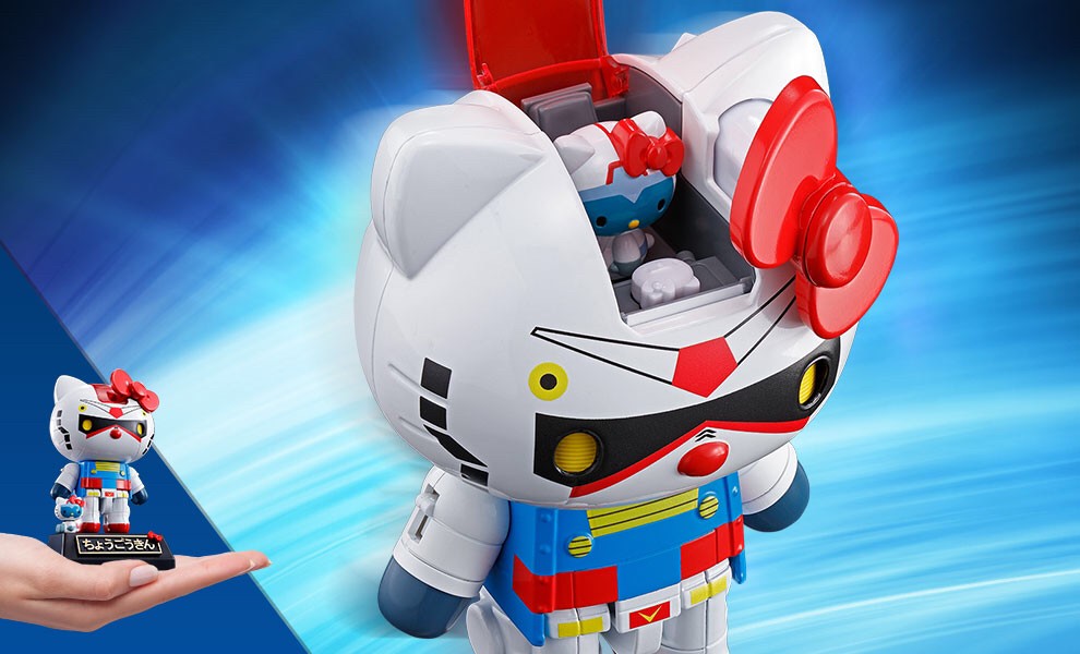CHOGOKIN RX-78-2 Gundam x Hello Kitty by Bandai