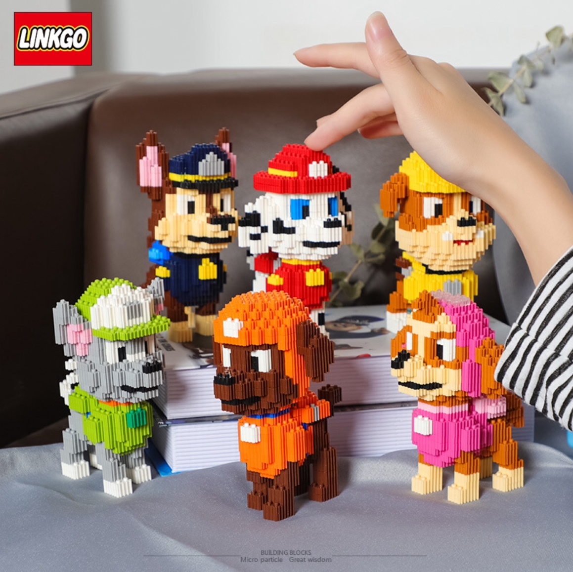 Linkgo 68237-68242 Paw Patrol (แบบเฟือง)