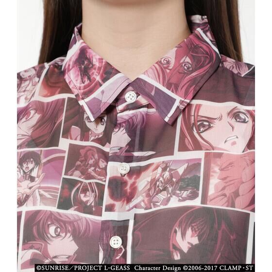 PRE-ORDER : Code Geass R4G Total Pattern Shirt (CODE GEASS SCENE PHOTO SHIRT)
