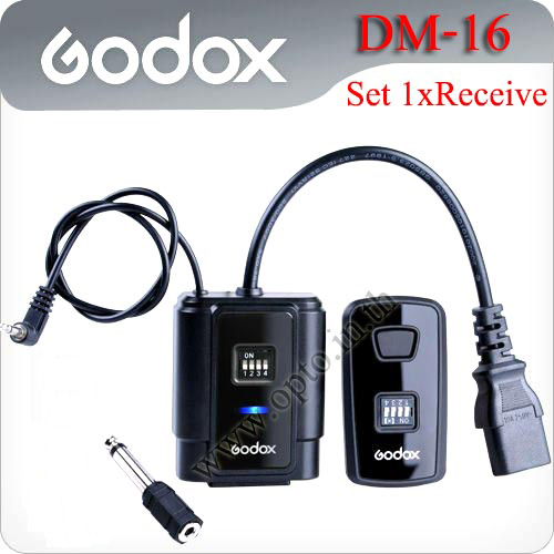 AC Supply Wireless Flash Trigger DM-16 set 1 Receiver