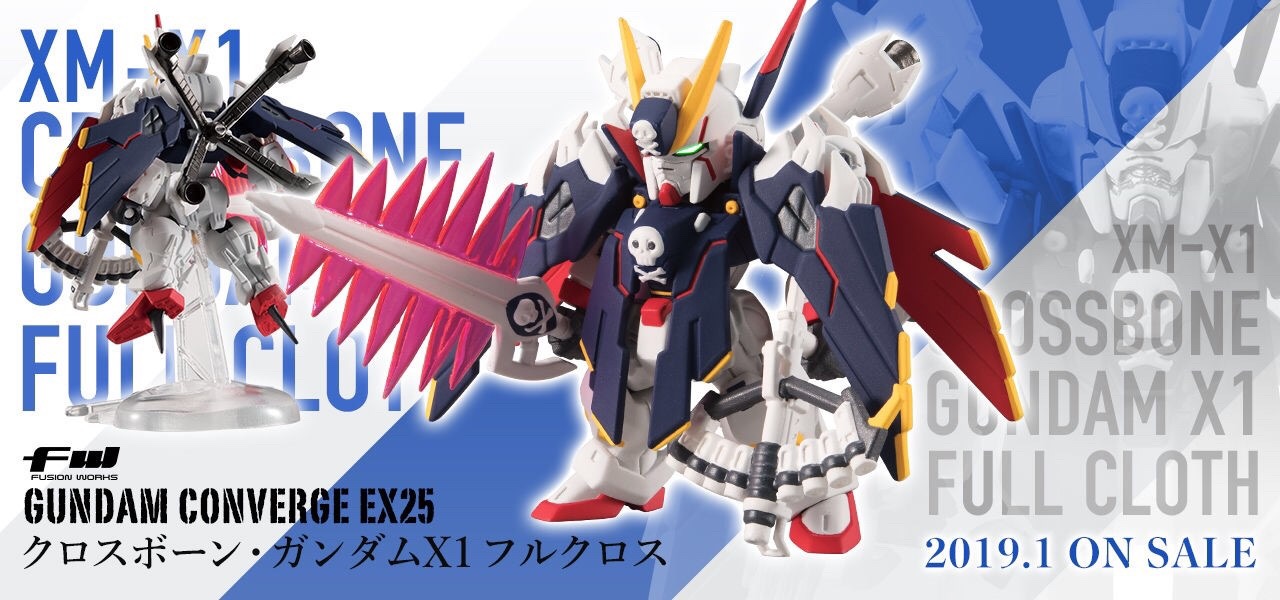 PRE-ORDER : FW Gundam Converge EX25 - Crossbone X1 Full Cloth