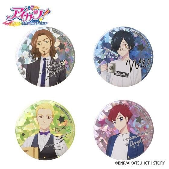 PRE-ORDER : AIKATSU! Style for Gentleman Menkatsu! Holo Can Badge