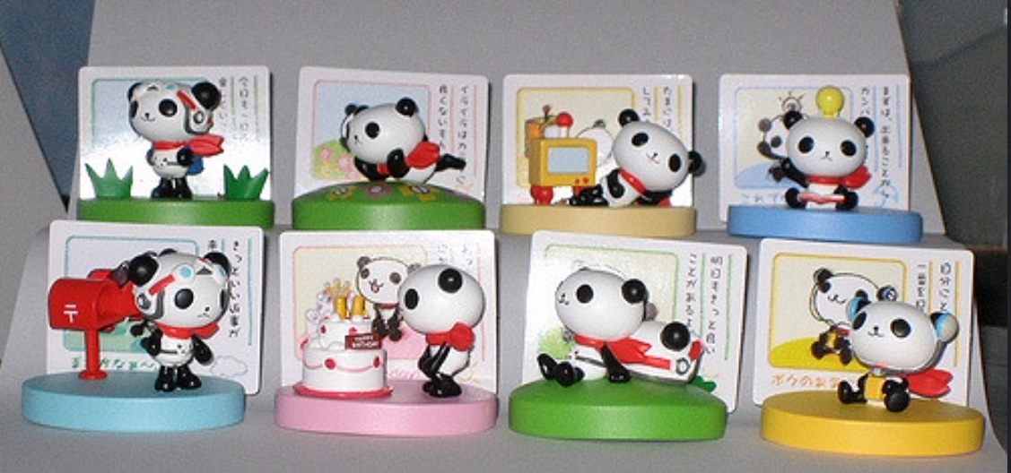Panda-Z Enikki Collection 2 by MegaHouse (Set of 8)