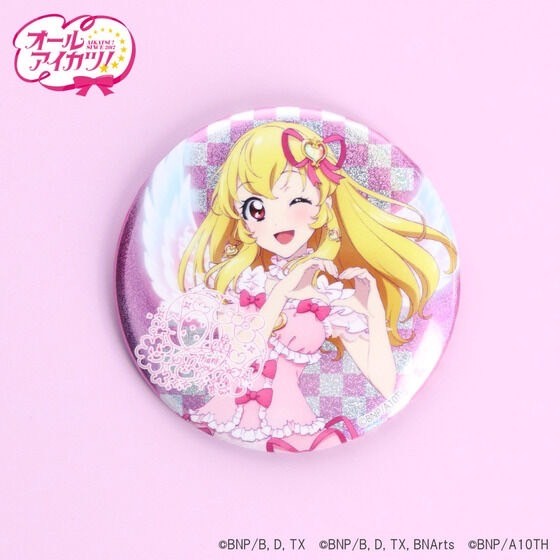 PRE-ORDER : Big Hologram Badge All Aikatsu! Collection