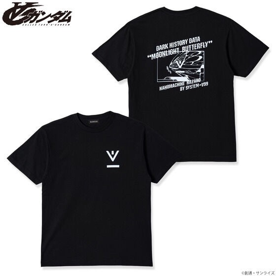PRE-ORDER : ∀ Gundam Glow in the Dark Print T-shirt Moonlight Butterfly