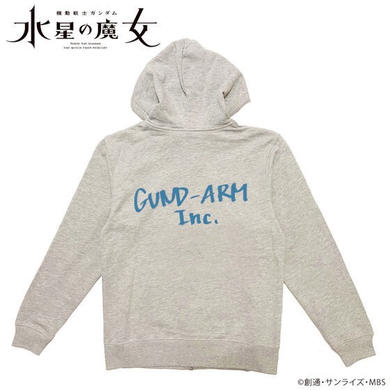 PRE-ORDER : Mobile Suit Gundam The Witch from Mercury Gundam Zip Hoodie