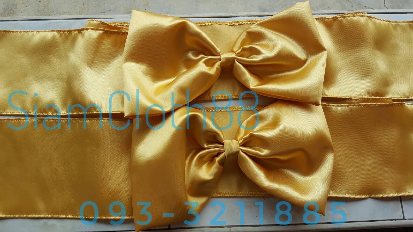 โบว์สำเร็จรูป เนื้อผ้าต่วน