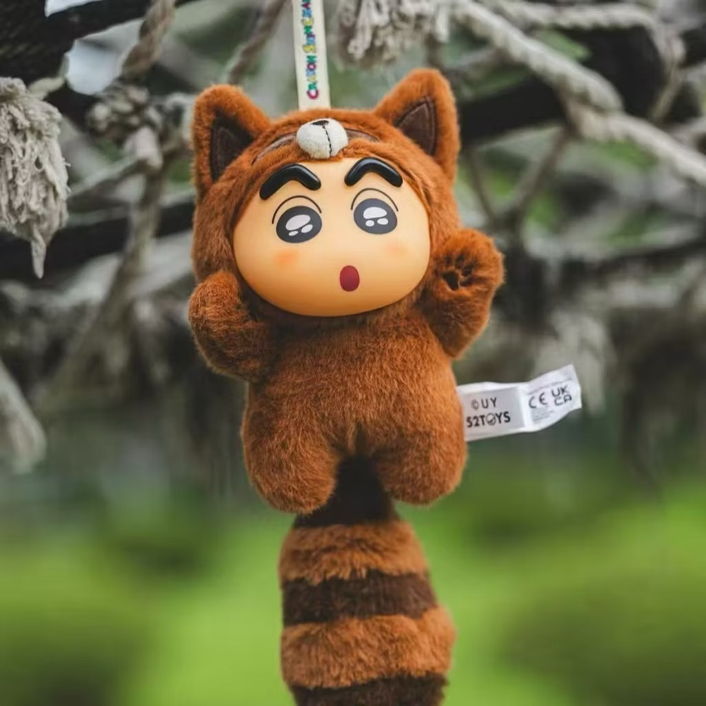 ตุ๊กตาพวงกุญแจ Crayon Shinchan Big Tail Series Plush Pendant Keychain by 52Toys