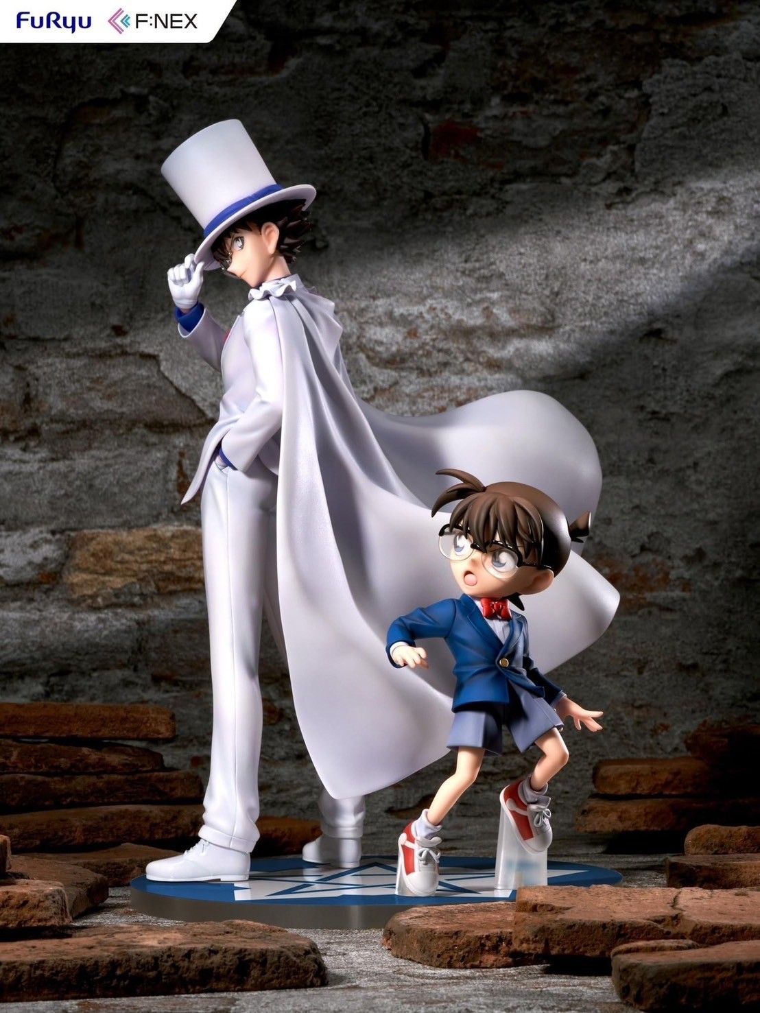 Pre-order : F:NEX Detective Conan Edogawa Conan & Kid the Phantom Thief 1/7 Scale Complete Figure by FuRyu