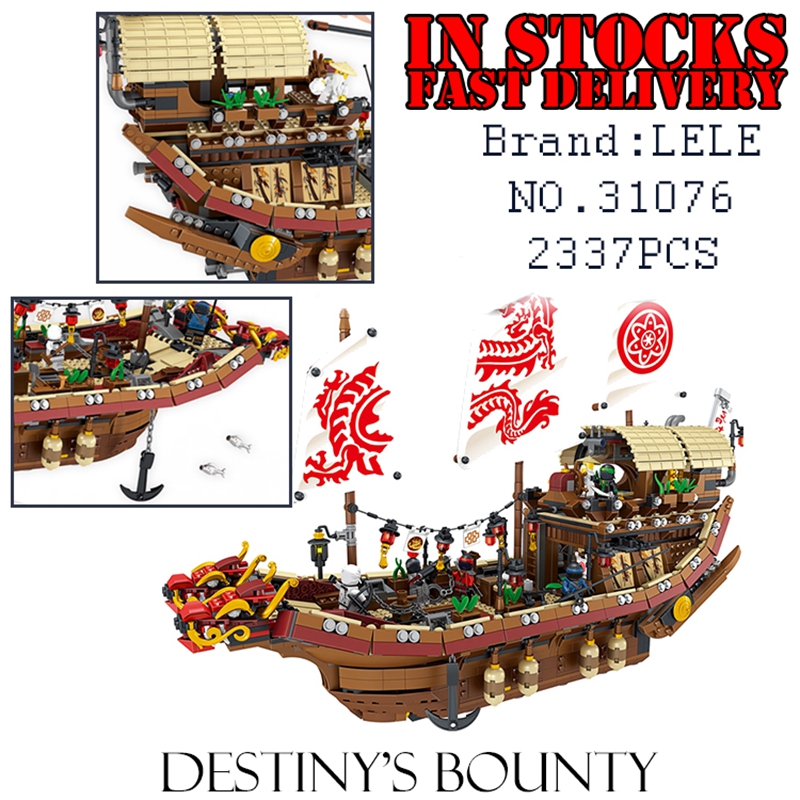 Lele 31076 Ninjago Destiny Bounty 2337pcs