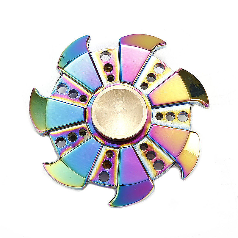 Fidget Spinner - Pinwheel (rainbow)