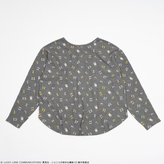 PRE-ORDER : ONOFFY FREE × JoJo's Bizarre Adventure: Stone Ocean Total Pattern Tops