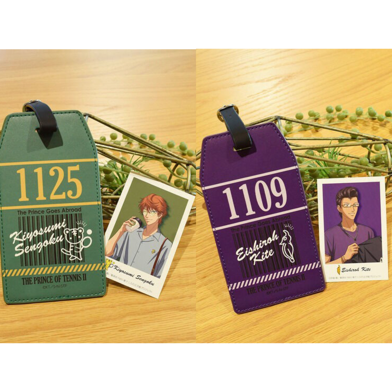 PRE-ORDER : New Prince of Tennis The Prince Goes Abroad Luggage Tag with Illustration Sheet